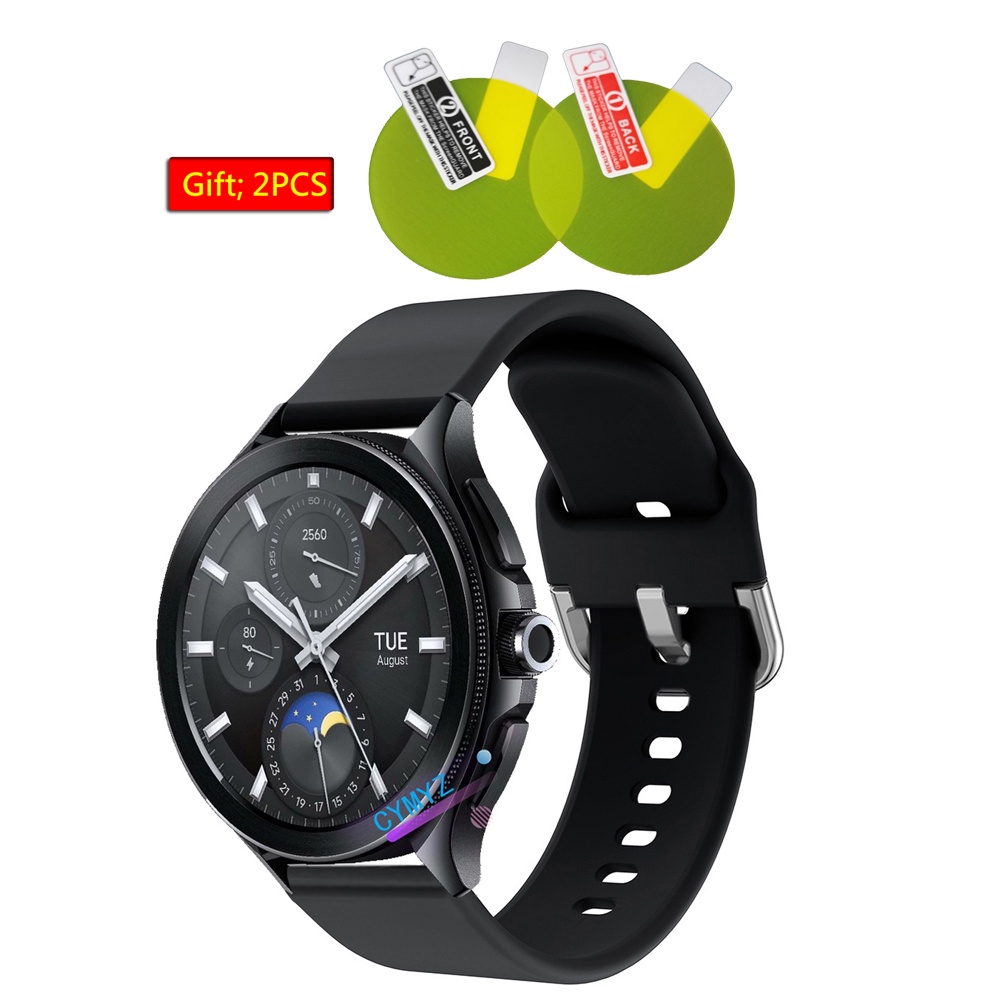 小米 Watch 2 Pro 錶帶 保护膜 保护贴 xaiomi 小米 Watch 2 Pro 錶帶 矽膠錶带