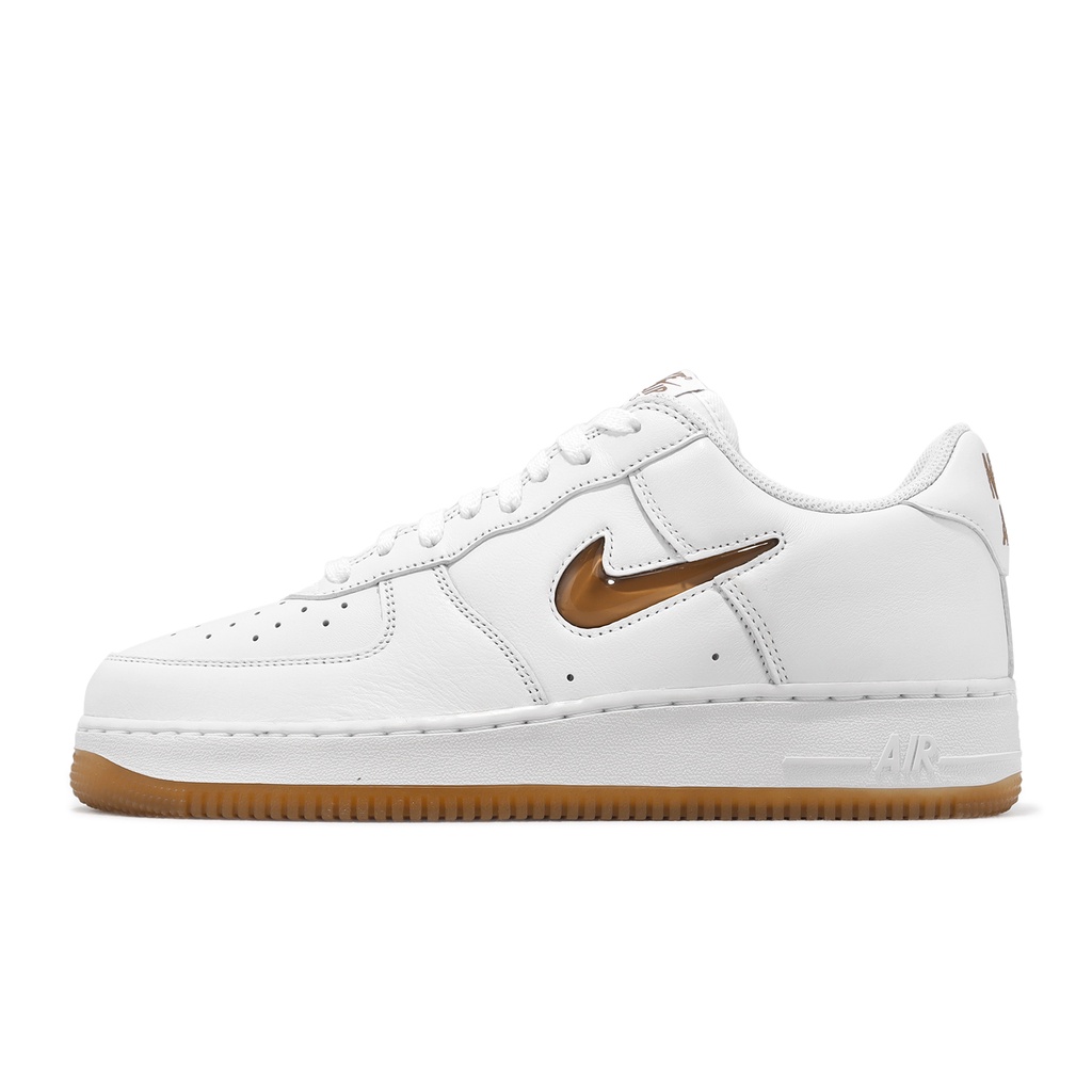 Nike 休閒鞋 Air Force 1 Low Retro 白 棕 小勾勾 男鞋 AF1 ACS FN5924-103