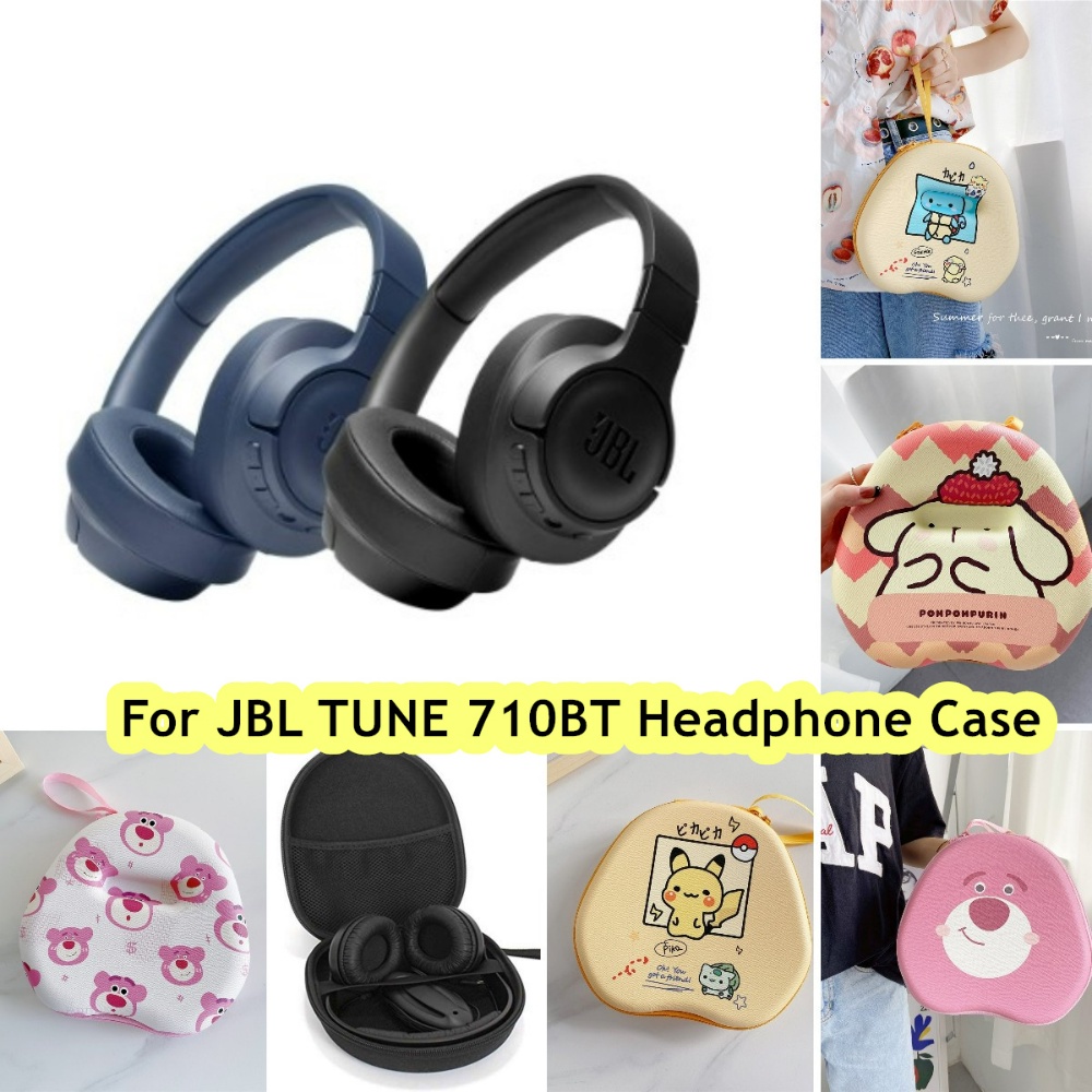 適用於 JBL TUNE 710BT 耳機盒超酷卡通 Purin 皮卡丘適用於 JBL TUNE 710BT 耳機耳墊收