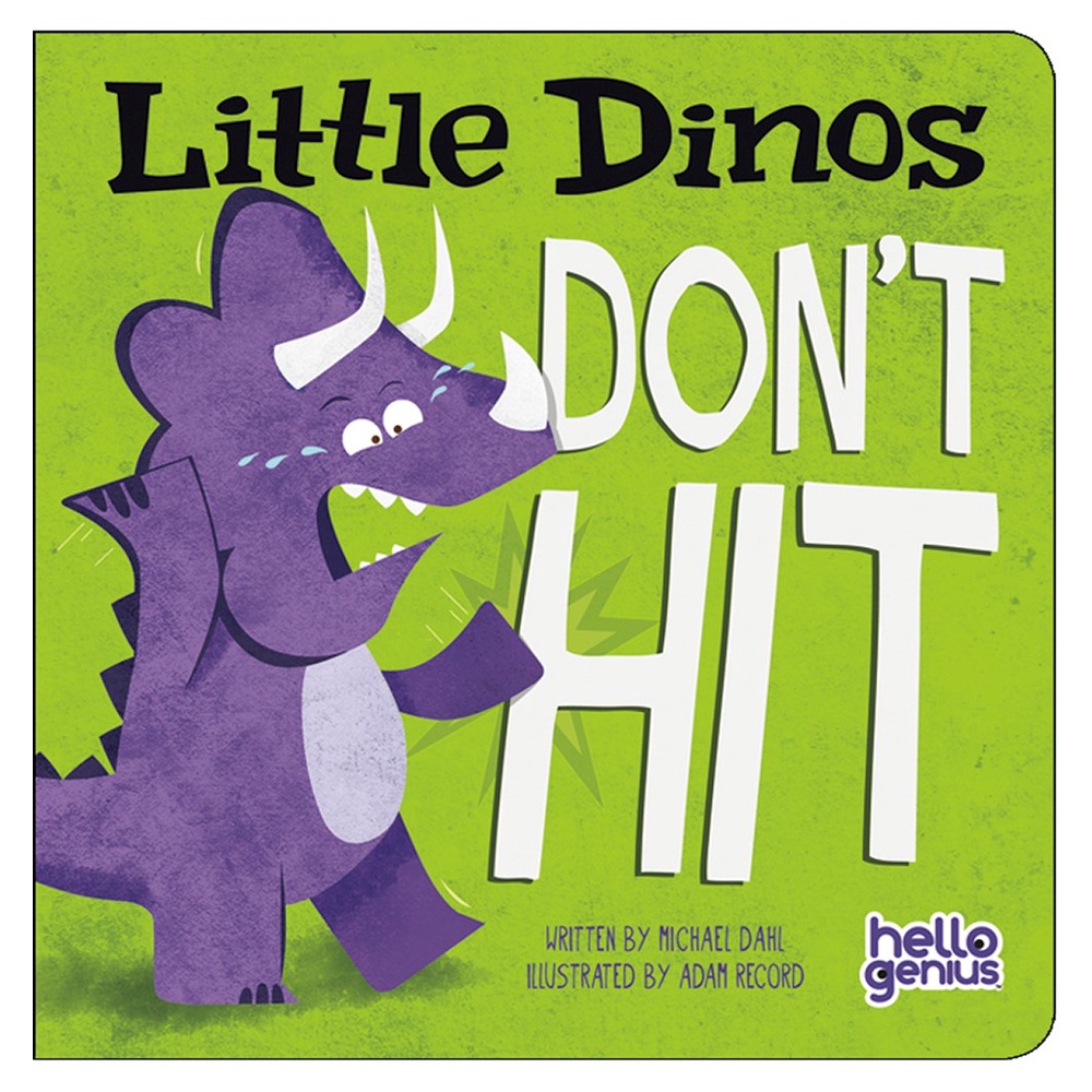 Little Dinos Don't Hit (硬頁書)/Michael Dahl Hello Genius 【三民網路書店】