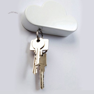 Ea時尚創意雲形磁性鑰匙扣架家用牆壁鑰匙架