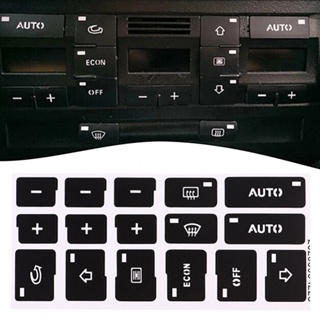 汽車空調 AC 氣候控制按鈕維修貼紙貼花適用於 A4 B6 B7