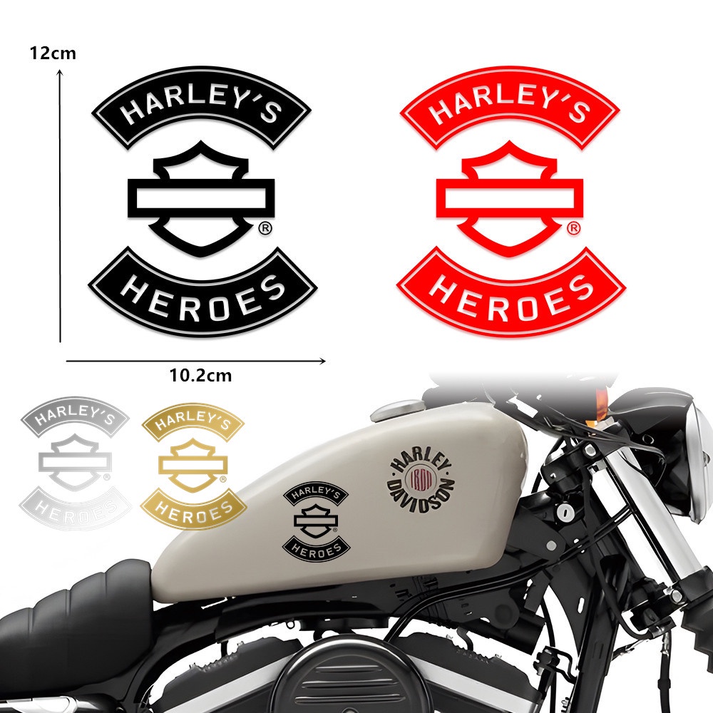 Harley Herdes 貼紙摩托車貼花油箱頭盔裝飾適用於 Harley-Davidson Dyna Street B