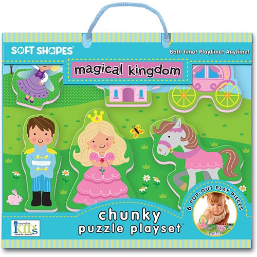 Magical Kingdom―Chunky Puzzle Playset - Soft Shapes(盒裝)/Innovative Kids【禮筑外文書店】