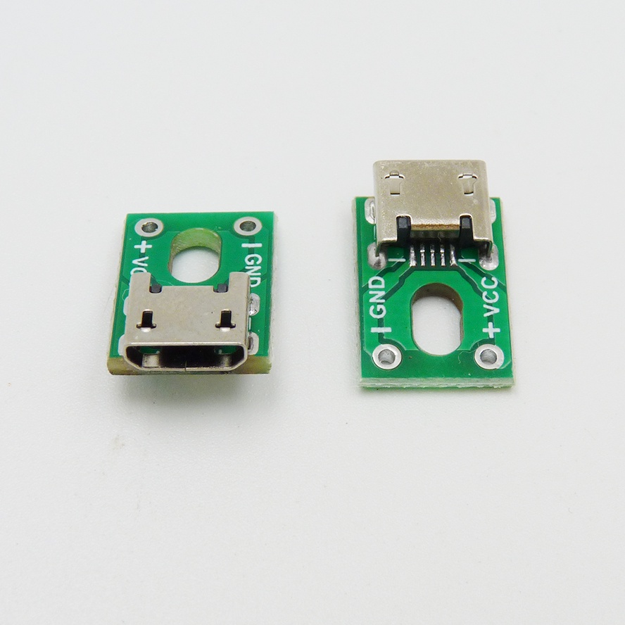 安卓Micro母頭檯燈充電線USB插座手機充電接口Microusb母帶板孔M1