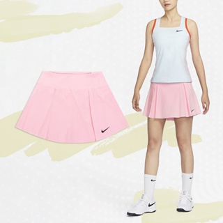 Nike 裙子 Advantage 女款 粉 速乾 褲裙 高爾夫 口袋 彈性 修身 短裙【ACS】 DX1422-690