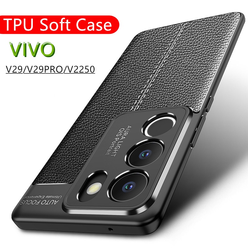 Vivo V29 5G V29PRO V2250 TPU 軟質防震後蓋保護手機殼