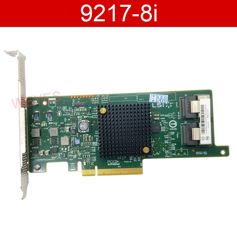 經過良好測試適用於 LSI SAS 9217-8i SAS2308 8 端口 6Gb/s SAS+SATA PCI Ex