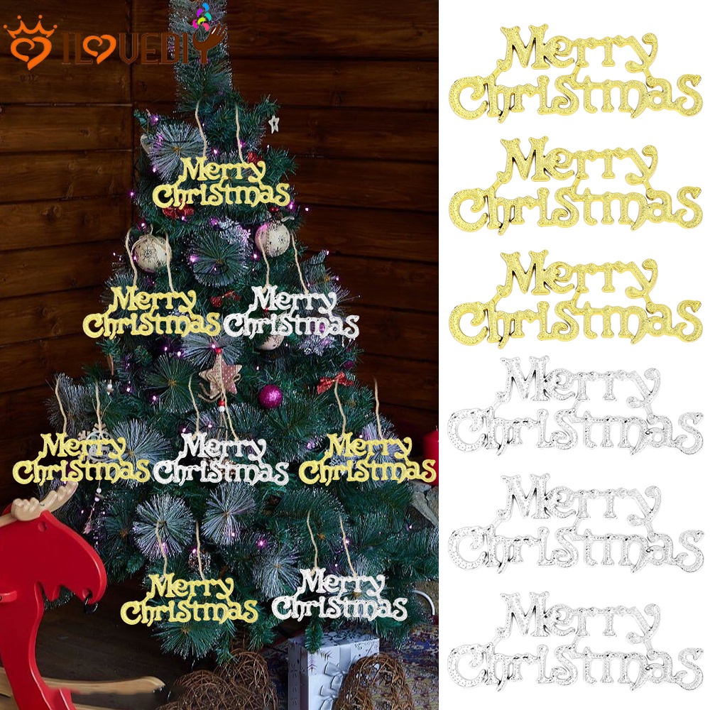 聖誕樹門窗挂件掛牌掛飾 / 聖誕字母門聖誕飾品 / 聖誕快樂字母掛牌 / 新年派對家居裝飾用品 /