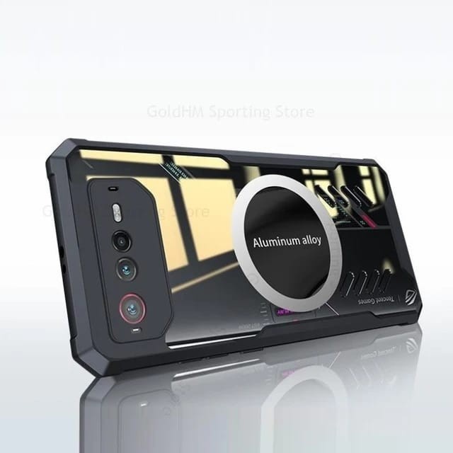 軟殼華碩 ROG Phone 7 通風口冷卻風扇高級保護殼