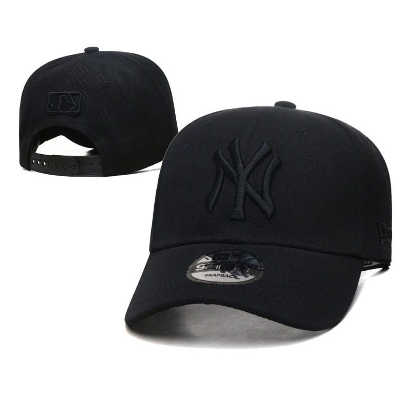 棒球帽可調節 MLB Snapback 帽 NY 刺繡帽棉質中性休閒運動帽