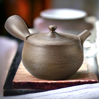 現貨 日本製 常華燒 朱泥窯變松皮 茶壺 泡茶壺 側把壺 陶瓷茶壺 陶瓷泡茶壺 花茶壺 陶壺 泡茶 茶具 日本進口