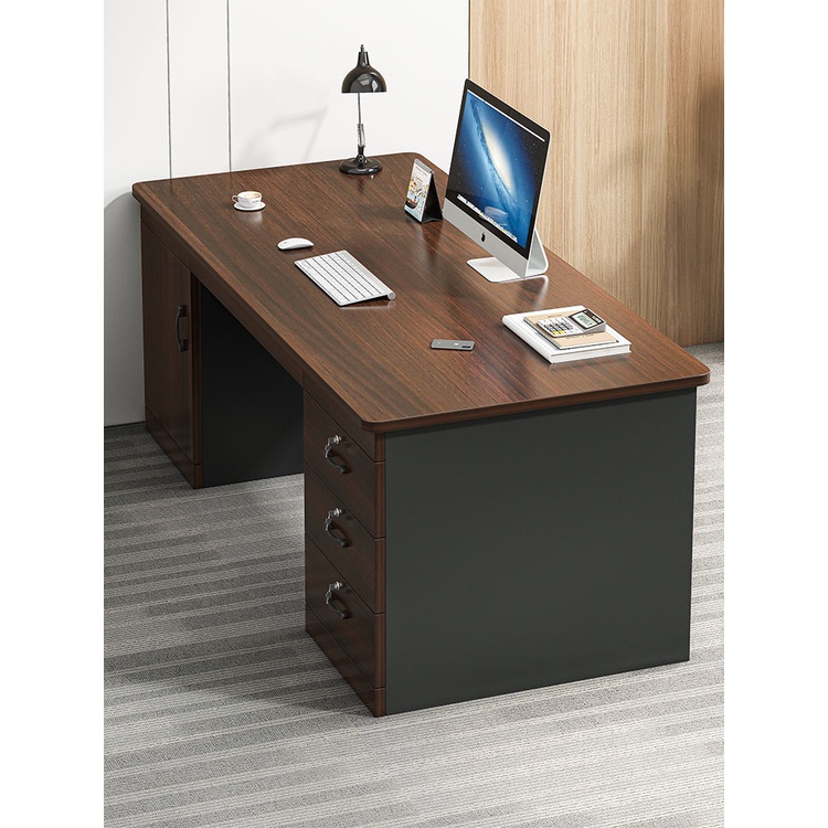 塔塔屋 職員辦公桌椅組合辦公室桌子工作台員工工位電腦桌台式簡約現代