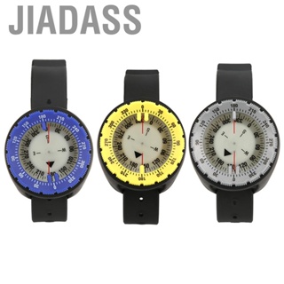 Jiadass 50m 防水指南針水下探洞露營游泳帶手環潛水錶帶螢光錶盤