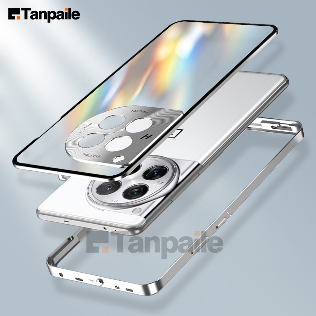 ONEPLUS Tanpaile 豪華超薄鋁合金金屬保險槓外殼適用於一加 12 11 11R 12R ACE 2 Pro
