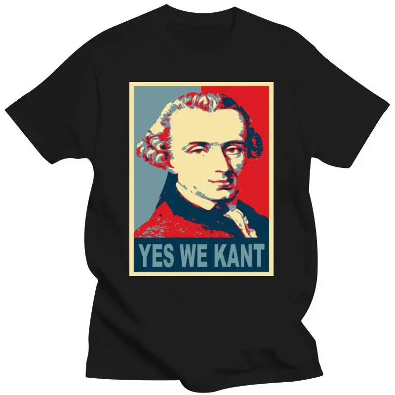 2022 新款 T 恤襯衫 Immanuel Kant Philosopher Yes We Kant Fun 搞笑 S