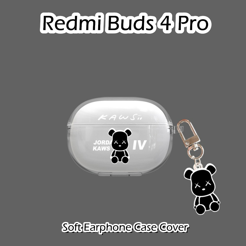 【潮流正面】適用於 Redmi Buds 4 Pro 保護套甜美可愛卡通軟矽膠耳機套保護套
