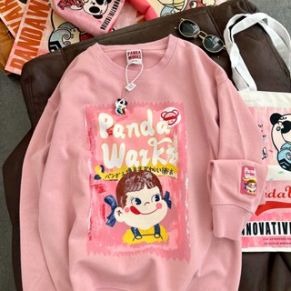【魚鱗8515】Y71997日系港味卡通不二家衛衣女可愛減齡學院風上衣