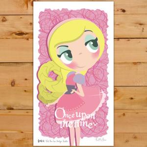 【賣腦瓜】小公主系列明信片 － 長髮公主Rapunzel【金石堂】