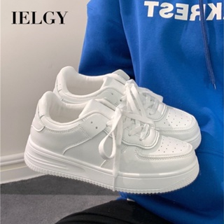 IELGY 小白鞋女 春秋季新款 學生厚底休閒鞋