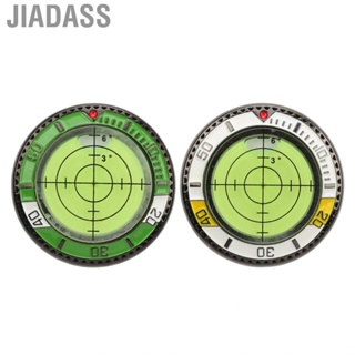 Jiadass 高爾夫果嶺讀取器雙面推桿輔助球標記器帶氣泡水平儀精確便攜式配件適用於戶外運動