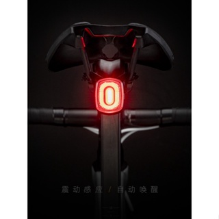 ROCKBROS洛克兄弟腳踏車尾燈公路車山地車夜騎智能感應剎車燈騎行裝備