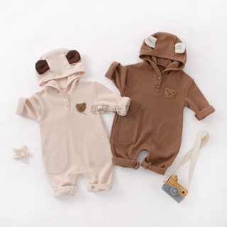 嬰兒連身衣 寶寶哈衣 幼童純棉連身衣 寶寶小熊動物連身衣 兒童連身衣 寶寶卡通印花連身衣