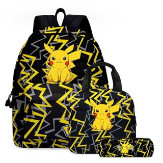 兒童書包 現貨皮卡丘pikachu寵物精靈pokemon小學生書包兒童背包後背包 小學生書包