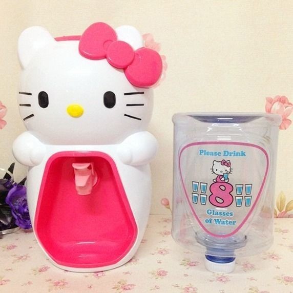 現貨網紅同款Hello Kitty凱蒂貓8杯水迷你兒童卡通辦公小型KT貓飲水機