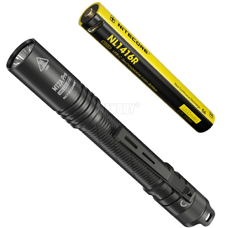 Nitecore MT2A Pro 1000 流明 USB-C 充電手電筒