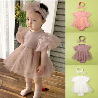 Mineboo 連衣裙 CHUBBY Baby EBV 0-2 歲嬰兒連身衣/嬰兒芭蕾舞短裙連身衣可愛進口女嬰生日禮物
