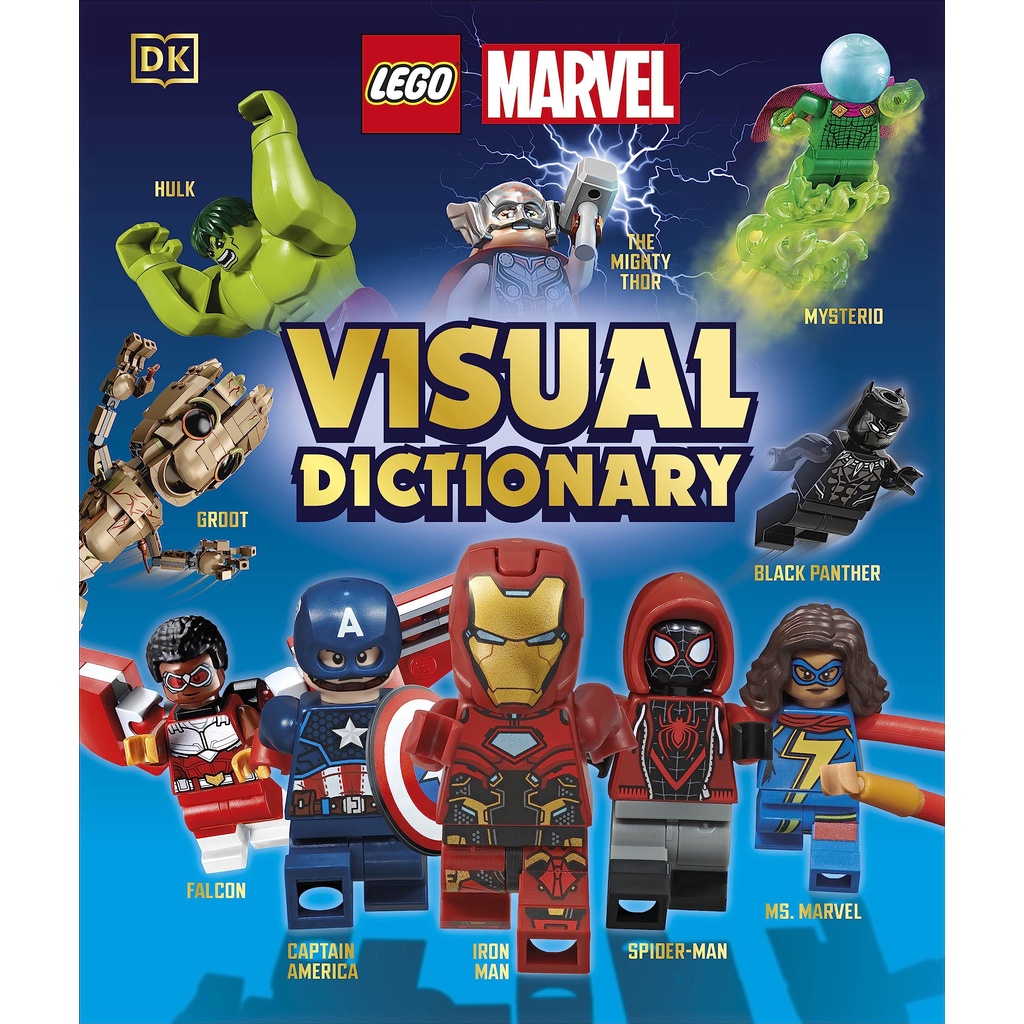 Lego Marvel Visual Dictionary(精裝)/Simon Hugo《Dk Pub》【禮筑外文書店】