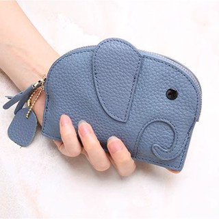 【星星包包專賣】 真皮零錢包ins leather coin purse牛皮大象迷你創意硬幣包女可愛 卡包短夾 卡票夾女