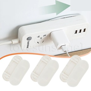 電纜線收納架 / 壁掛式插座架 / 自粘式免打孔排插頭架 / 家用自粘式插座收納架 / 免打孔插頭固定器 /