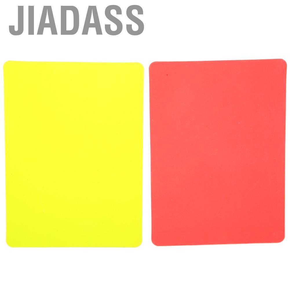 Jiadass 裁判工具足球比賽PVC材質紅牌足球