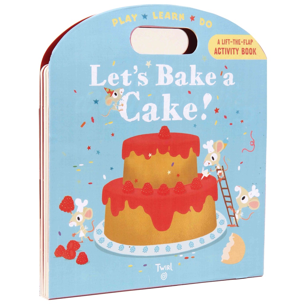Let's Bake a Cake! (硬頁遊戲書)(硬頁書)/Anne-Sophie Baumann《Twirl》 Play*learn*do 【禮筑外文書店】