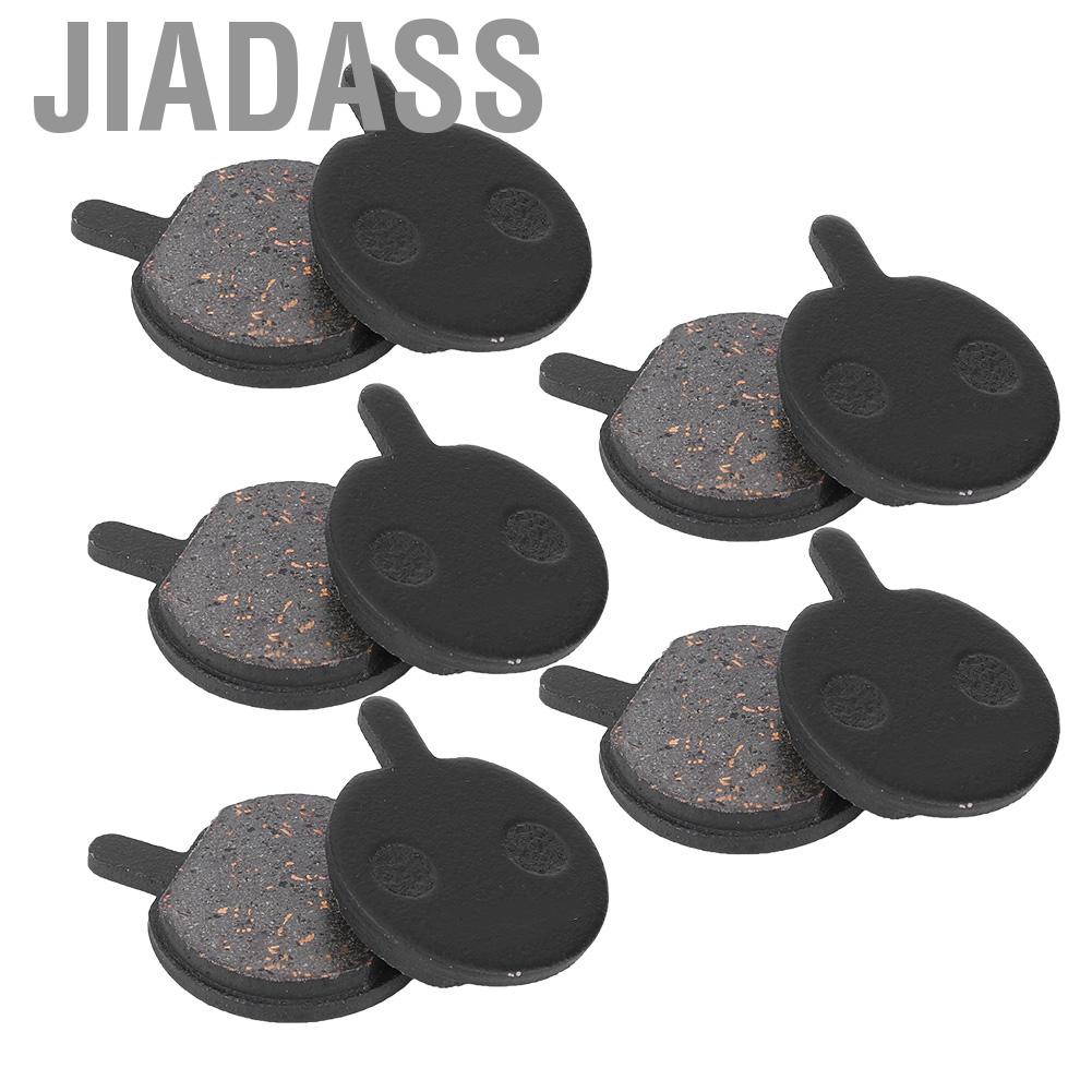 Jiadass 5 對 L-02 黑色樹脂自行車煞車片山地自行車自行車碟片電動滑板車