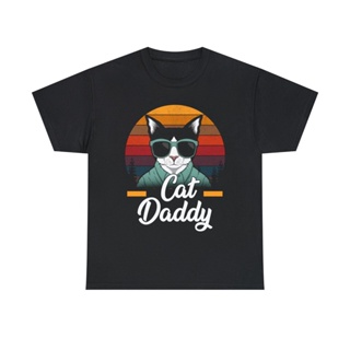 Cat Dad Vintage 880S Style Cat Vintage 復古 T 恤 2024 新款夏季時尚 T