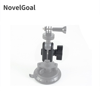 Novelgoal 短雙插座延長臂 Ram 支架,適用於 Gopro 相機自行車摩托車手機支架的 1 英寸球頭底座適配器