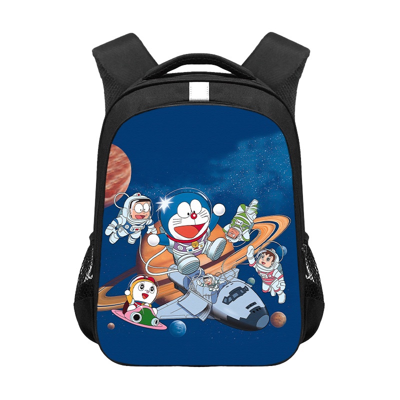 新款哆啦A夢學生書包卡通可愛兒童大容量背包男生印花後背包批發幼兒園書包