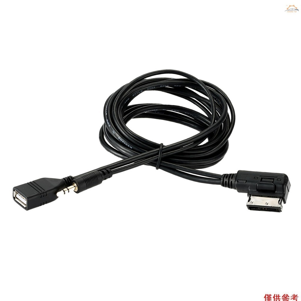 Yiho 音樂 AMI MMI 接口 USB 充電器 3.5 毫米迷你插孔 Aux MP3 電纜適用於大眾適用於奧迪 S