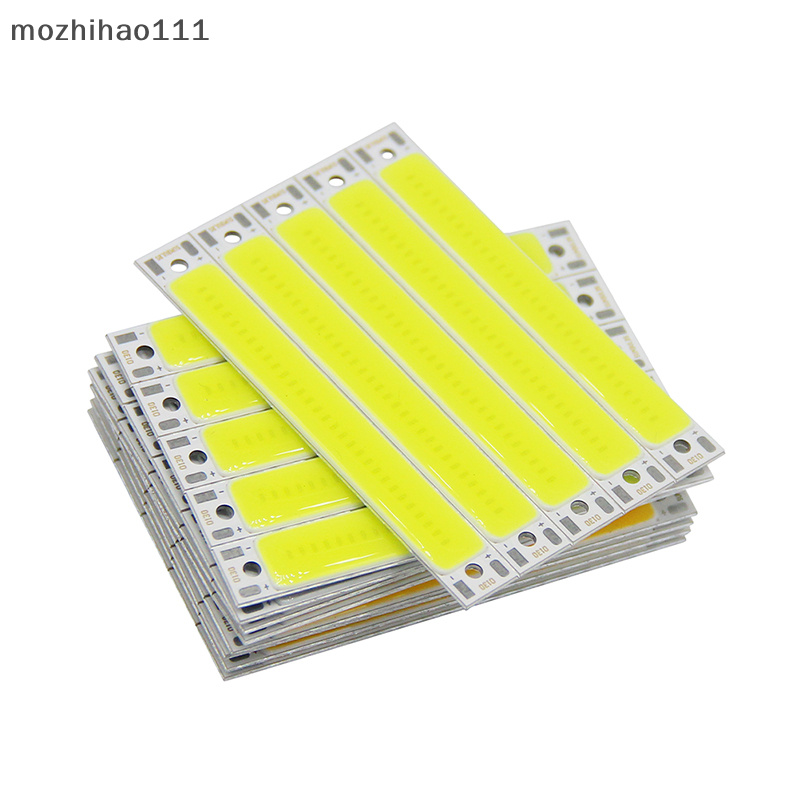 [mozhihao] 熱銷 3V 3.7V DC 60mm 8mm LED COB 燈條 3W 暖冷白藍紅 COB LE