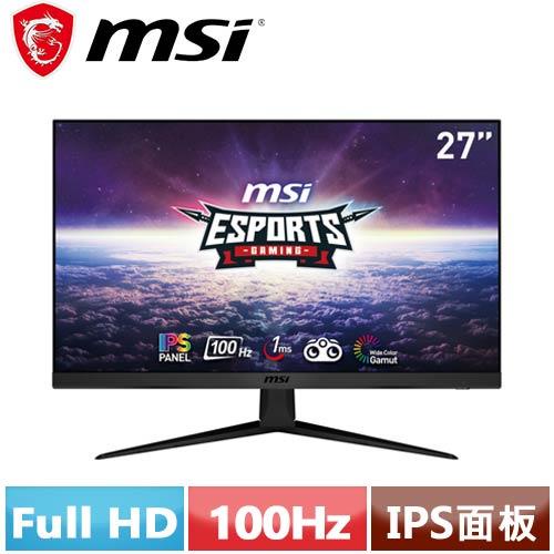 MSI微星 27型 G2712V 平面電競螢幕