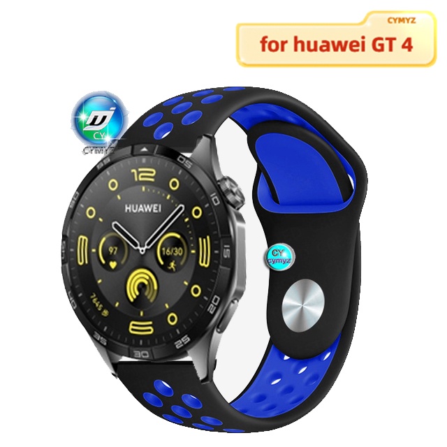 華為手錶 GT4 46mm 錶帶矽膠錶帶華為手錶 GT4 46mm 錶帶華為手錶 GT 4 錶帶運動腕帶