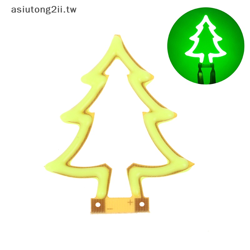[asiutong2ii] Diy 燈泡配件 3V LED COB 愛迪生柔性綠燈聖誕樹燈絲二極管節日派對裝飾 [TW]