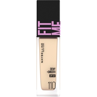 maybelline媚比琳fit me水光奇蹟粉底液spf30 110