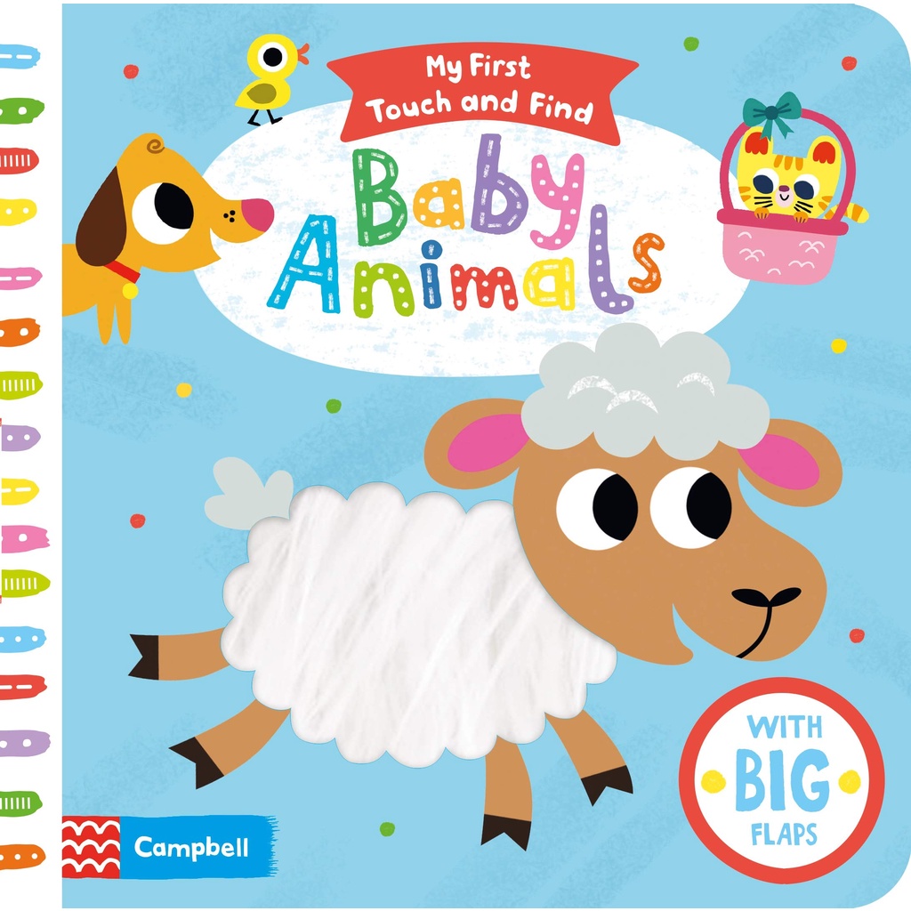 Baby Animals (硬頁觸摸書)(硬頁書)/Campbell Books My First Touch and Find 【三民網路書店】