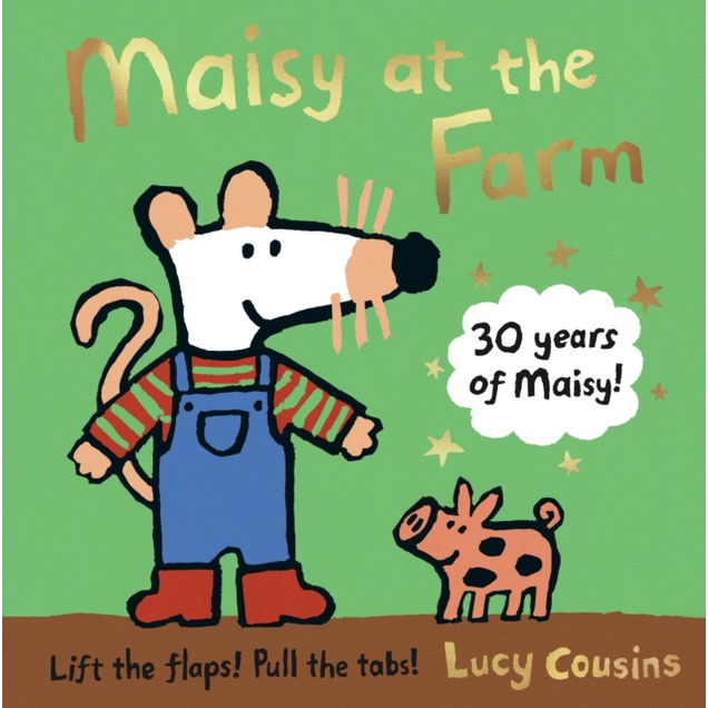 Maisy at the Farm (精裝操作書)(英國版)(30th Anniversary Edition)/Lucy Cousins【三民網路書店】