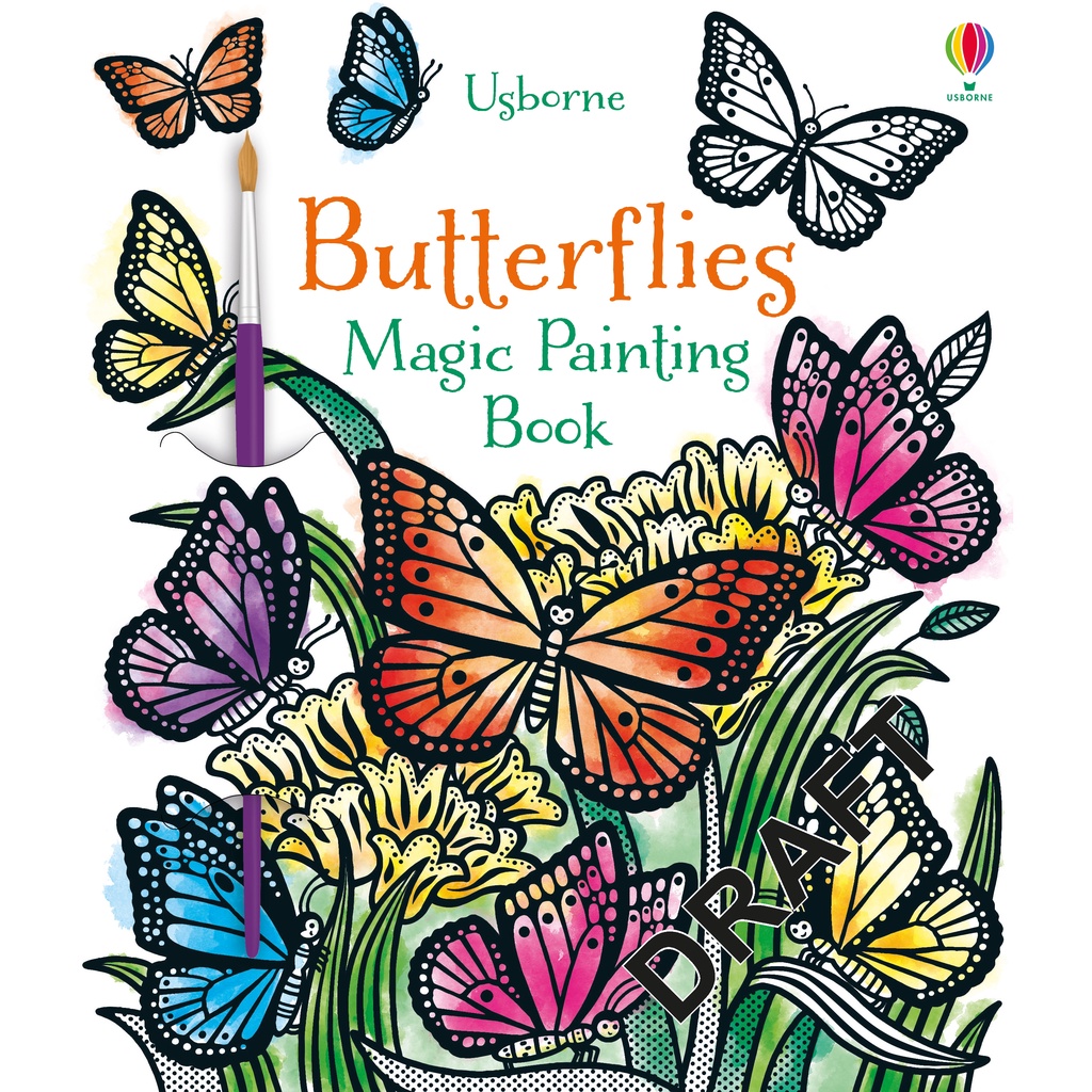 Magic Painting Butterflies (水畫冊)/Abigail Wheatley【禮筑外文書店】