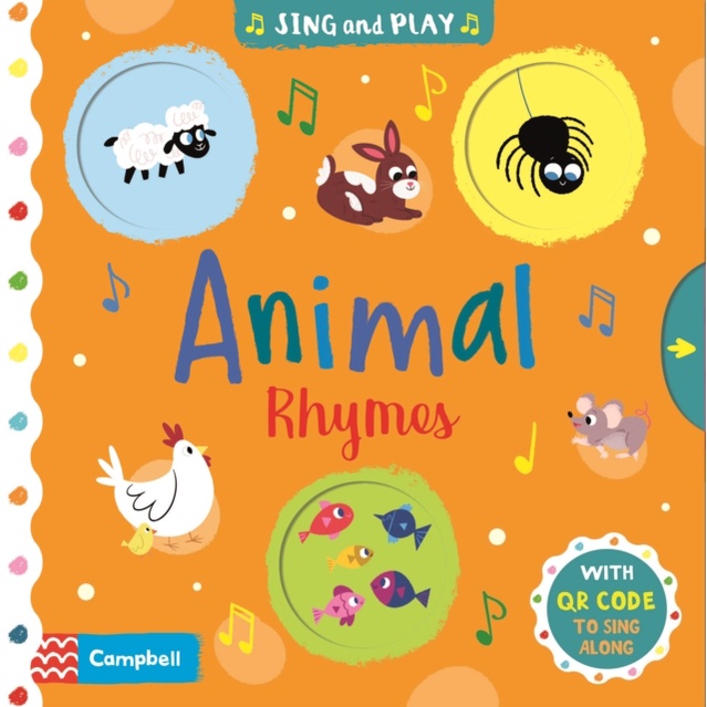 Animal Rhymes (硬頁書)(附歌謠音檔QRcode)(有聲書)/Campbell Books Sing and Play 【三民網路書店】